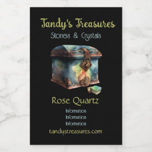 Create Your Own Greatest Treasure Watercolor Wine Label