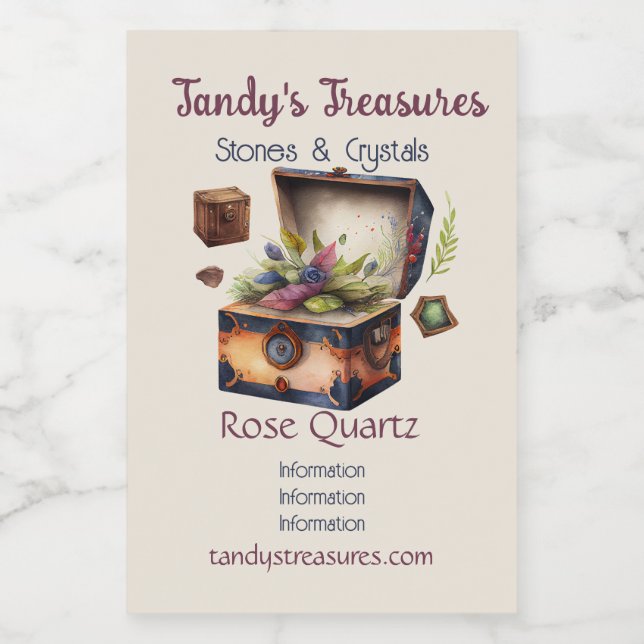 Create Your Own Greatest Treasure Wine Label (Single Label)