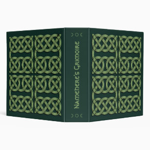 Create Your Own Green Celtic Knotwork Binder