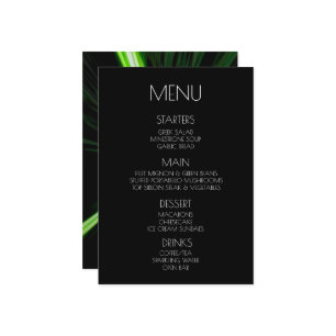 Create Your Own - Green Forest Time Warp Menu
