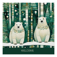 Create Your Own Green Polar Bears