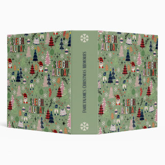 Create Your Own Green Sleigh All Day Gnomes Binder