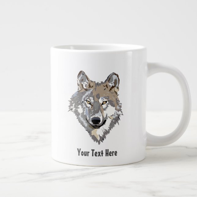 Create Your Own Grey Wolf Specialty Coffee Mug (Right)