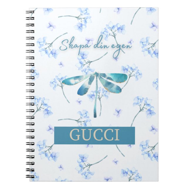 Create your own Gucci: Spiral Journal/Notebook Notebook (Front)