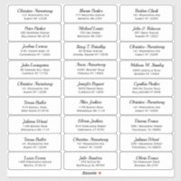 Create your own Guest Name and Address