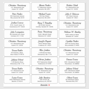 Create your own Guest Name and Address