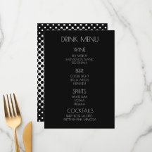 Create Your Own - Halftone Black Drink