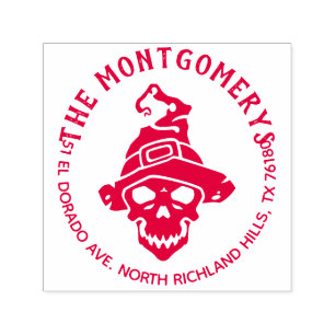 Create Your Own Halloween Return Address Self-inking Stamp