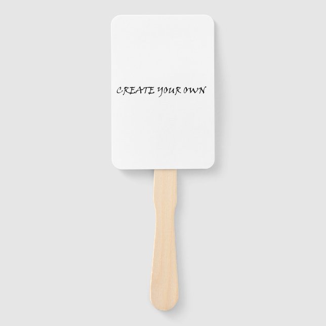 Create your own hand fan (Front)
