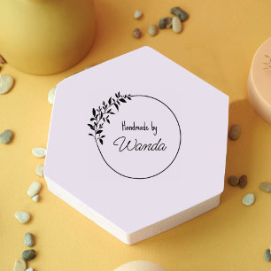 Create Your Own Handmade Business Logo Rubber Stamp