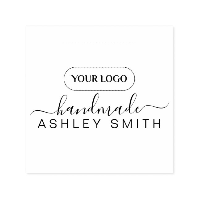 Create Your Own Handmade Business Logo Self-inking Stamp (Design)