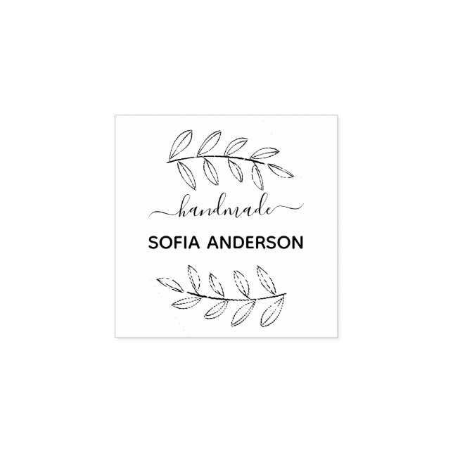 Create Your Own Handmade Name Rubber Stamp (Imprint)