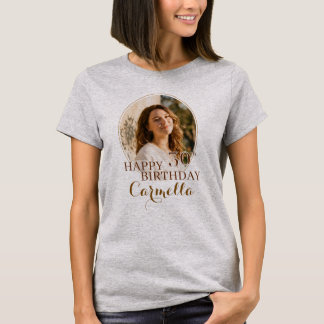 Create Your Own Happy Birthday Tshirt custom photo