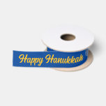 Create Your Own Happy Hanukkah Menorah Satin Ribbon<br><div class="desc">Create Your Own Happy Hanukkah Satin Ribbon. Choose the spool size and material from the options menu..</div>