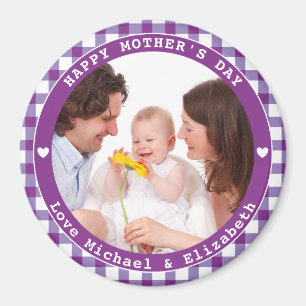 Create Your Own Happy Mother's Day Family Photo Magnet