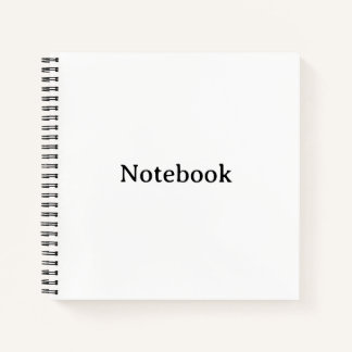 Create Your Own Hardcover 8.5" x 8.5" Spiral Notebook