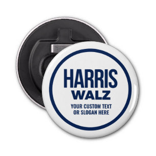Create Your Own Harris Walz 2024 Bottle Opener