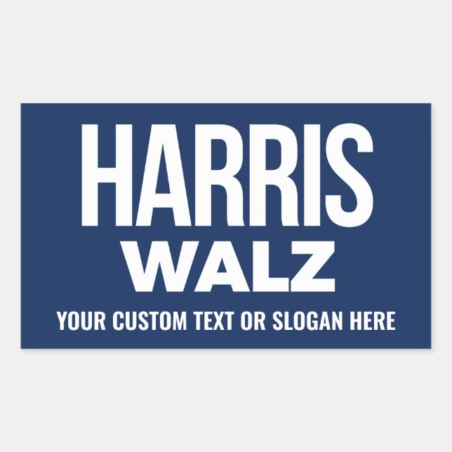 Create Your Own Harris Walz 2024 Sticker (Front)