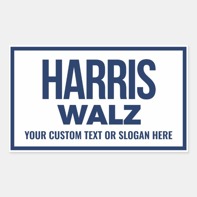 Create Your Own Harris Walz 2024 Sticker (Front)
