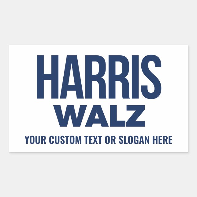 Create Your Own Harris Walz 2024 Sticker (Front)