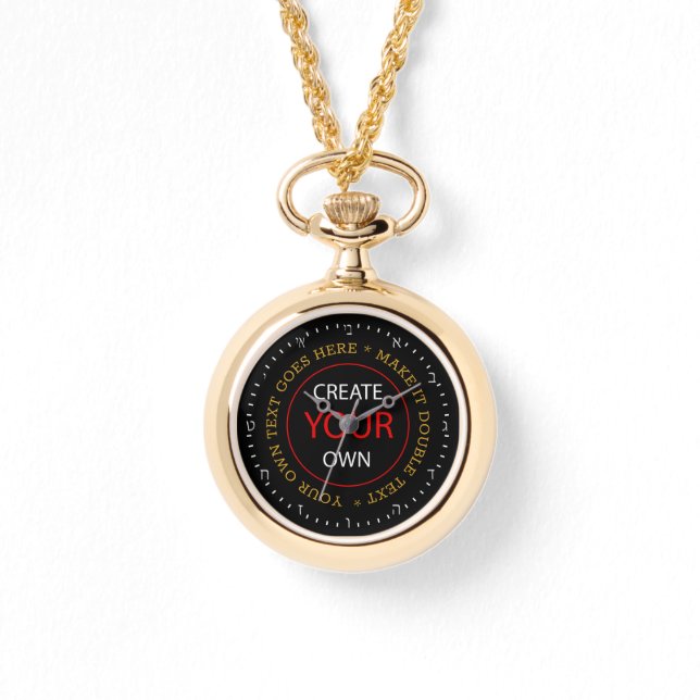 Create Your Own Hebrew Watch, Personalized / Photo Watch (Front)