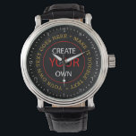 Create Your Own Hebrew Watch, Personalized / Photo Watch<br><div class="desc">Watch (HEBREW Numerals): Create Your Own - personalized professional branded item with custom logo / photo and easy further adjustments by adding text,  background colours or more images. Simple way to personalize your business,  create cool gifts for your family & friends for every occasion.</div>