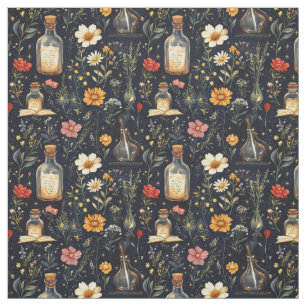 Create Your Own Hedge Witch Wildflower Elixirs Fabric