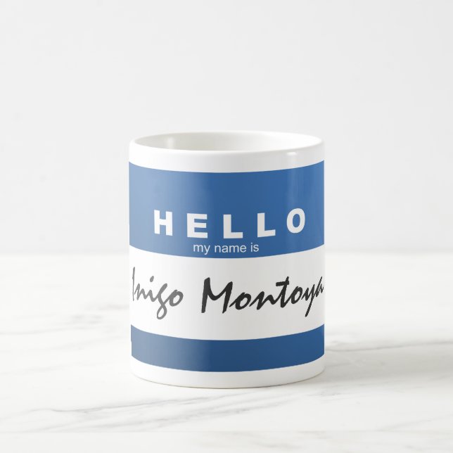 Create Your Own "Hello My Name Is..." Mug (Center)