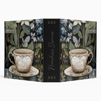 Create Your Own Herbal Tea Floral Botanical Binder