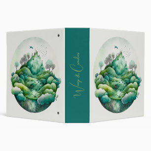 Create Your Own Hilly Green Landscape Binder