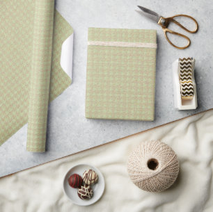Create Your Own Holiday Houndstooth Wrapping Paper