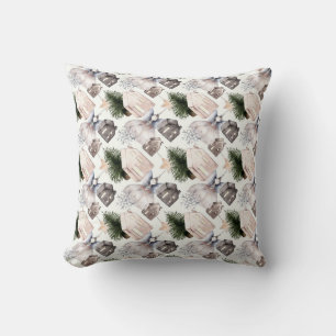 Create Your Own Hygge Fairy Village Throw Pillow