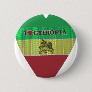Create your own I love Beautiful Ethiopia 2 Inch Round Button