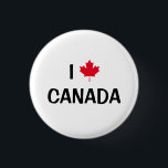 Create Your Own I Love Canada Maple Leaf 1 Inch Round Button<br><div class="desc">Design your own "I Love Canada" text design with the heart replaced by a maple leaf in bright shade of red. Edit the text. Red maple leaf based on the Canadian flag. Create a souvenir flair, badge or button related to Canada. Create a personalized gift. If you want to change...</div>