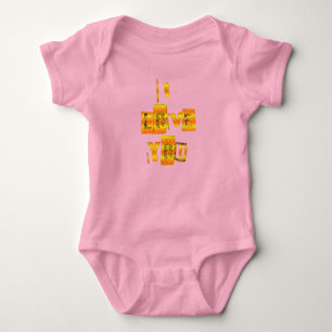 Create Your Own I Love You Baby Bodysuit