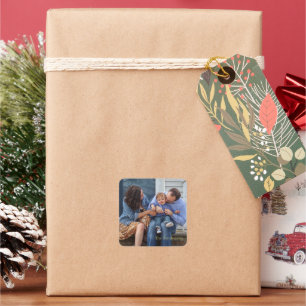 Create Your Own Image & Text Square Sticker