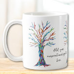Create Your Own Inspirational Motivational Quote Coffee Mug<br><div class="desc">This unique coffee mug is decorated with a colourful mosaic Tree of Life design.
Add your chosen quote or message to personalize it. 
Click Customize Further to change the font,  font size,  and font colour.
Original Mosaic © Michele Davies.</div>