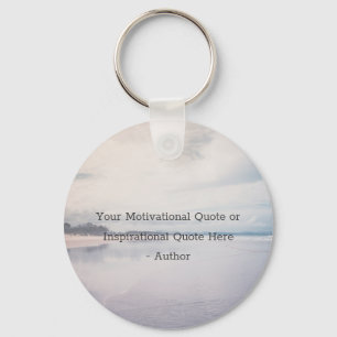 Create Your Own Inspirational Motivational Text Keychain