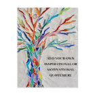 Create Your Own Inspirational / Motivational Tree