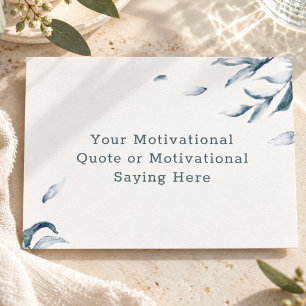 Create Your Own Inspirational Quote Watercolor Postcard