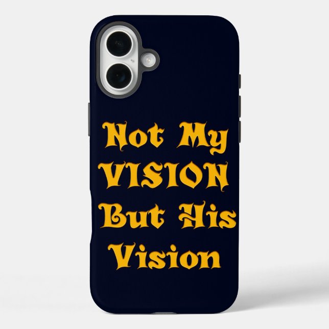 Create Your Own Inspired Vision Case-Mate iPhone Case (Back)