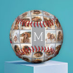 Create Your Own Insta Photo Collage Grey Baseball<br><div class="desc">Use up to 11 square or selfie phone photos to create a unique and personal gift. If you need to adjust the pictures,  click on the customize tool to make changes.</div>