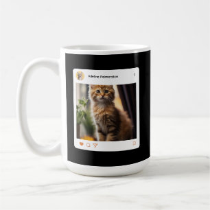 Create Your Own Instagram 15oz Two Tone Coffee Mug