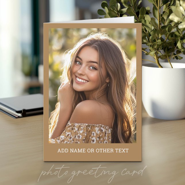 Create Your Own Instagram Art Card (Photo Greeting Card)