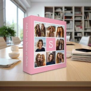 Create Your Own Instagram Collage Custom Monogram Binder