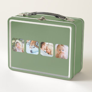 Create Your Own Instagram Family Photo Metal Lunch Box
