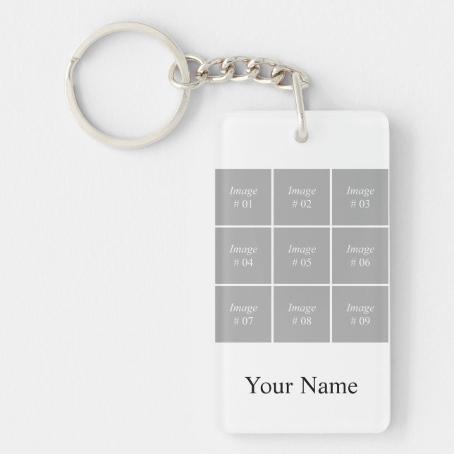 Create your own Instagram photo collection Keychain (Front)