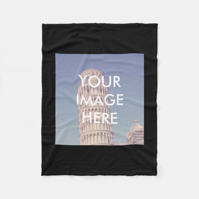 Create your own instagram photo fleece blanket (Front)