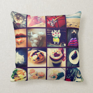 Create Your Own Instagram Throw Pillow