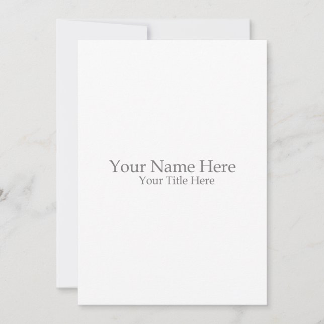 Create Your Own Invitation (Front)